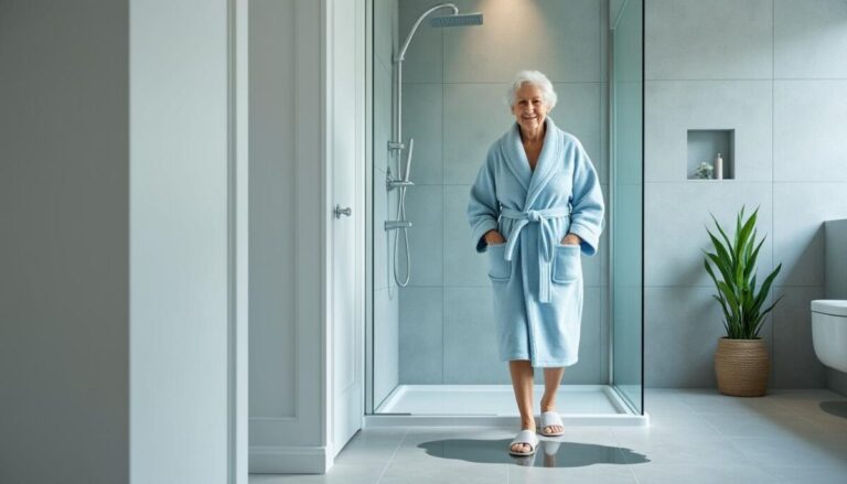 découvrez des conseils pratiques pour éviter les glissades après la douche et garantir la sécurité des seniors à la maison.