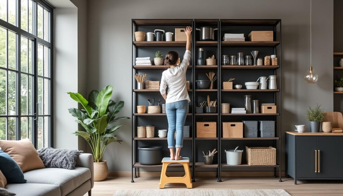 découvrez si le rangement en hauteur à domicile est une solution efficace ou présente des risques pour votre sécurité et votre confort.