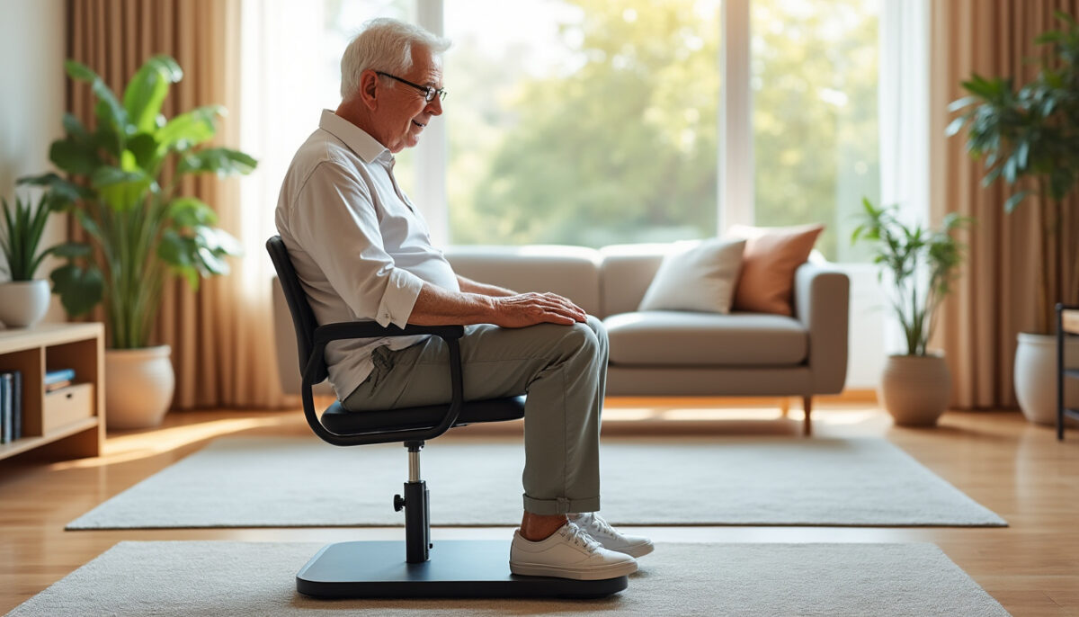 découvrez pourquoi cette chaise basse complique les exercices de sécurité pour les seniors et comment assurer un entraînement sûr et efficace.